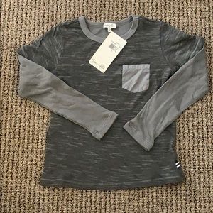 Splendid Grey Boys Long Sleeve Shirt